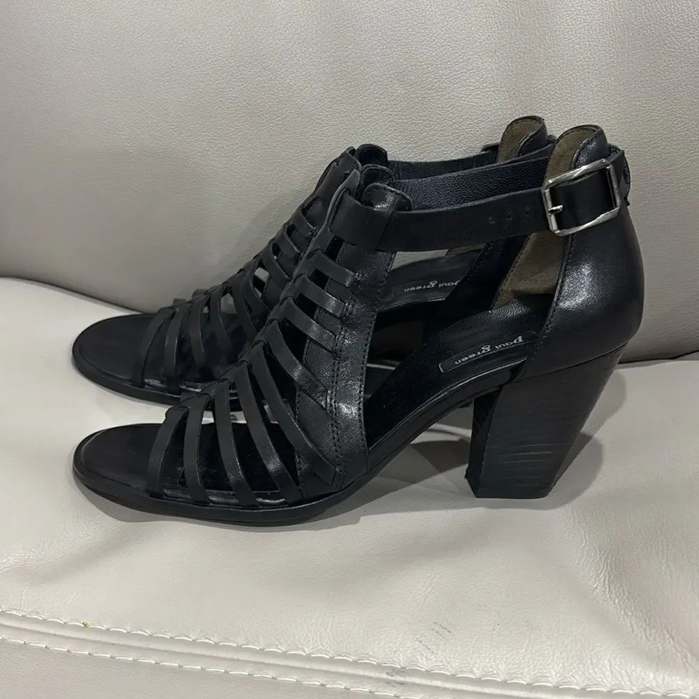 PAUL GREEN. CHRISTY. BLACK LEATHER - Picture 2 of 4